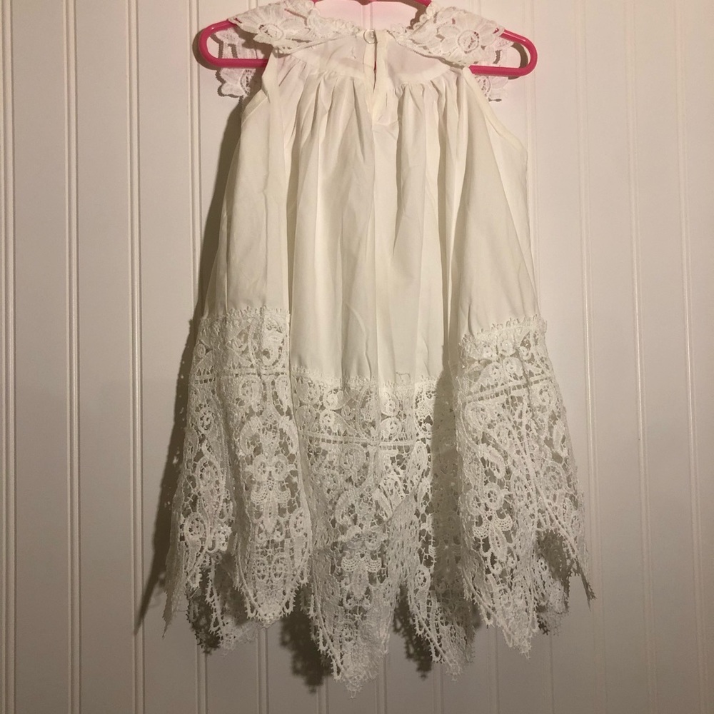Darling Girls White Dress - Picture 2 of 6